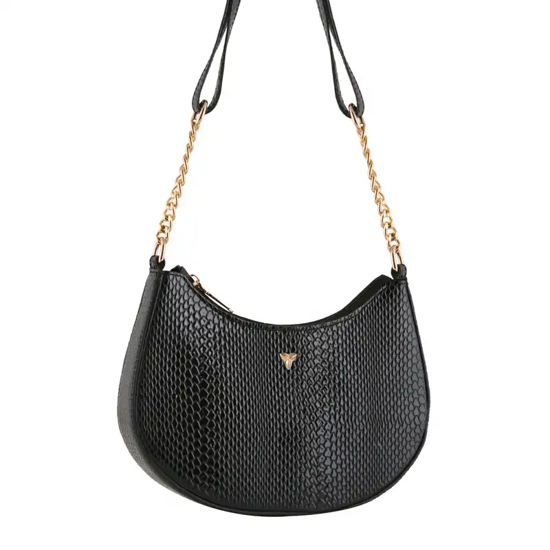 کیف دوشی زنانه چرم یلسان مدل دلسا کد 077-MRV-8