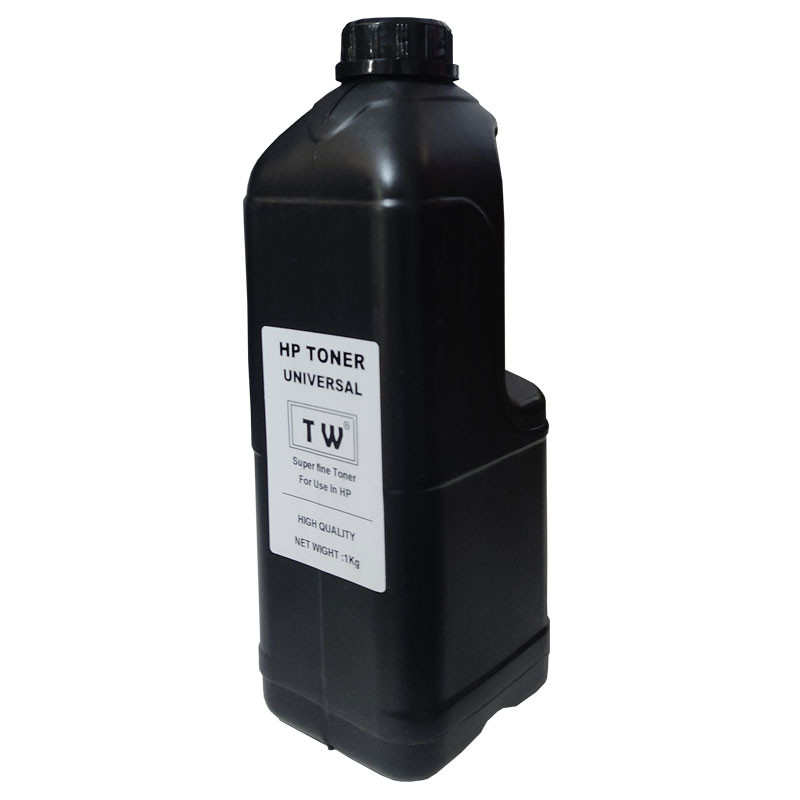 پودر شارژ مشکی 1 کیلوگرمی اچ پی مدل  TW UNIVERSAL