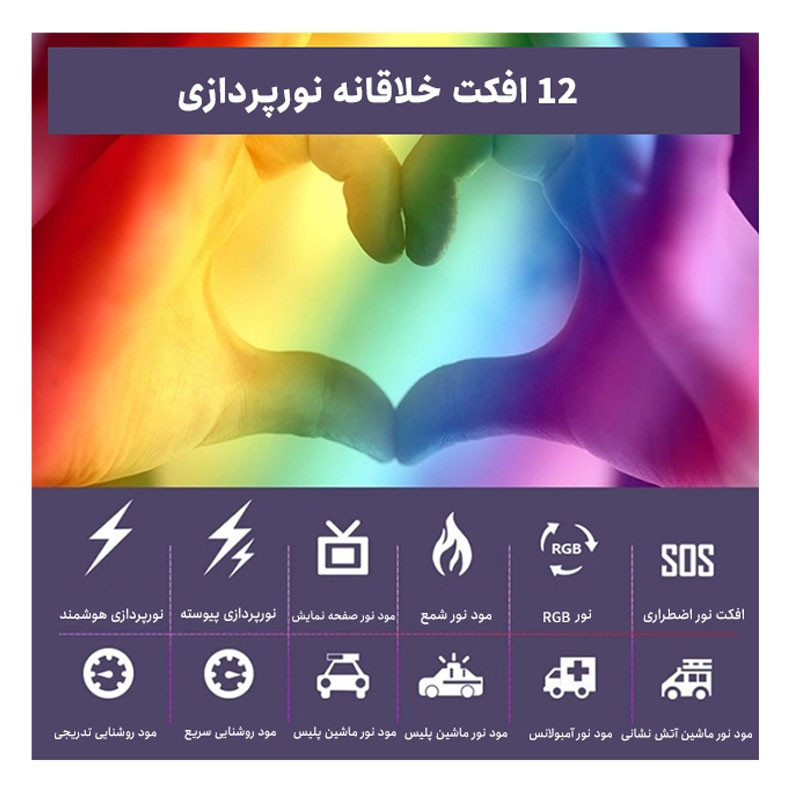 نور ثابت ال ای دی مامن مدل Portable SE