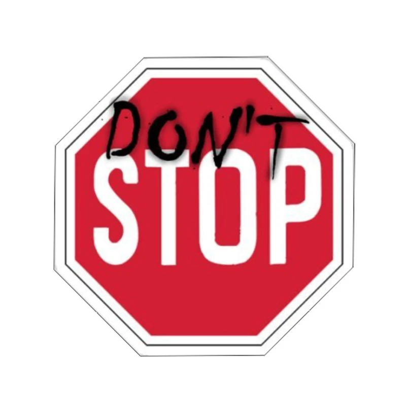 برچسب بدنه خودرو رایسان طرح Dont Stop کد ST008
