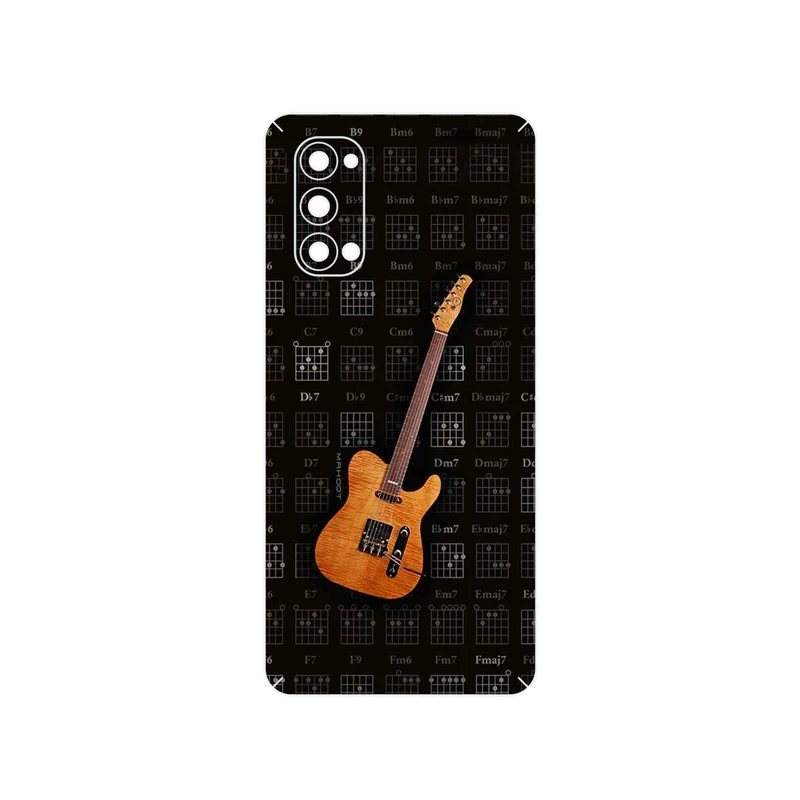 برچسب پوششی ماهوت مدل Guitar_Instrument مناسب برای گوشی موبایل اپو Reno4 Pro 5G