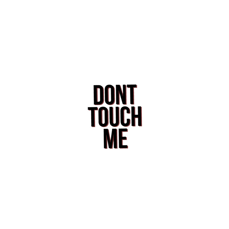 استیکر تزئینی موبایل و تبلت لولو مدل DONT TOUCH ME کد 192