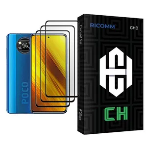 Ricomm CH Glass MIX003 Screen Protector For Xiaomi Poco X3 NFC Pack Of 3