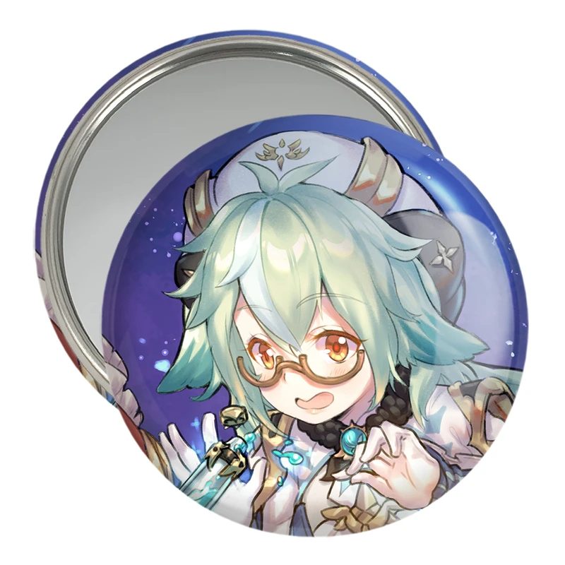 آینه جیبی خندالو مدل بازی گنشین ایمپکت Genshin Impact کد 24617