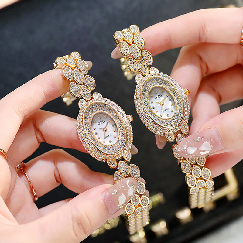 ساعت مچی عقربه ای زنانه مدل بی اس مدل فول نگین کد 1 ساعت مچی عقربه ای زنانه مدل بی اس مدل فول نگین کد 1