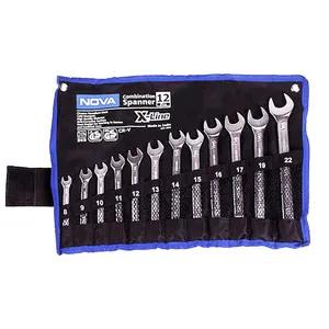 آچار یکسر تخت و یکسر رینگی نووا مدل 9431 مجموعه 12 عددی