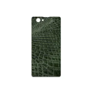 MAHOOT Green-Crocodile-Leather Cover Sticker for Sony Xperia Z1 Compact