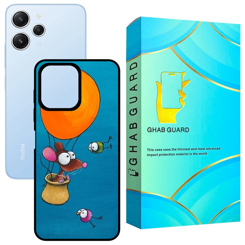 کاور قاب گارد طرح موش مدل GCHPR12 مناسب برای گوشی موبایل شیائومی Redmi 12 4G / Redmi 12 5G / Poco M6 Pro 5G