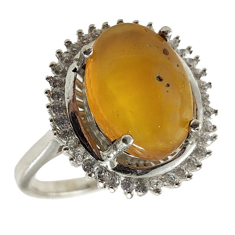 انگشتر نقره زنانه سلین کالا مدل عقیق یمنی کد 64 انگشتر نقره زنانه سلین کالا مدل عقیق یمنی کد 64