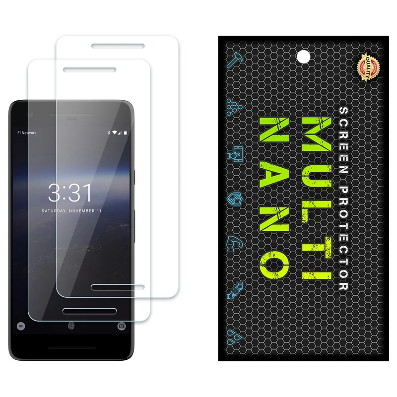 محافظ صفحه نمایش مولتی نانو مدل X-S2N مناسب برای گوشی موبایل گوگل Pixel 2 بسته دو عددی