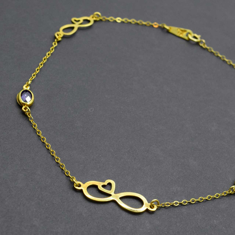 پابند طلا 18 عیار زنانه کانیار گالری مدل SH17