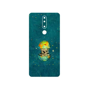 MAHOOT Collage of Earth Face Cover Sticker for Nokia 3.1 Plus