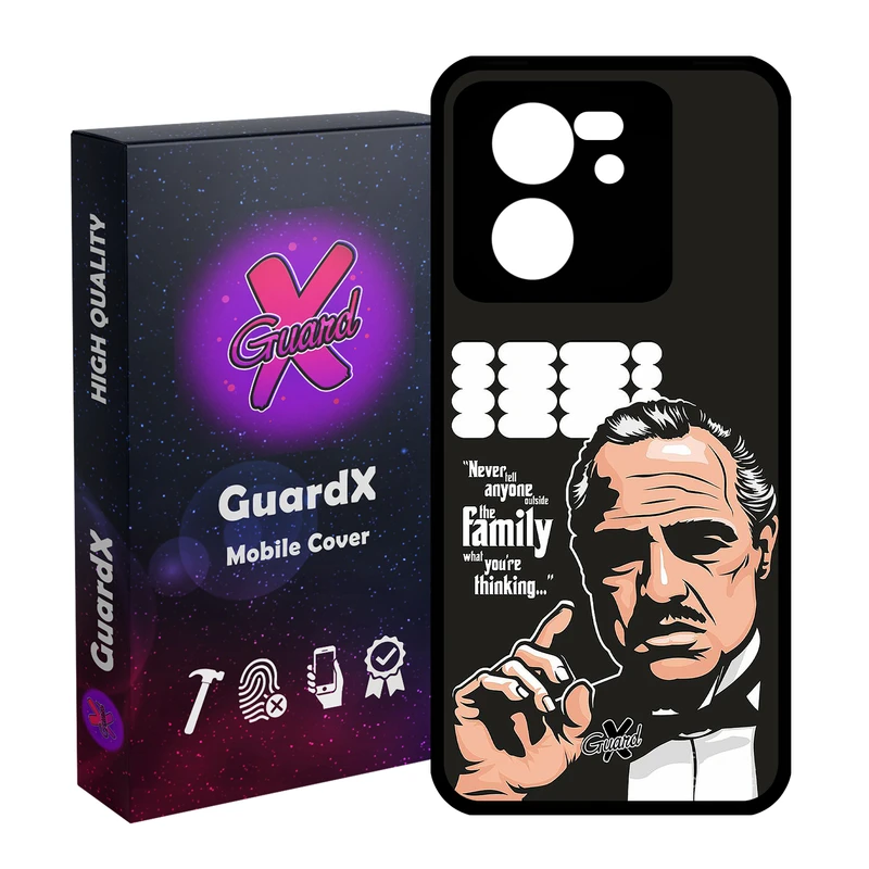 کاور گارد ایکس طرح God Father مدل Glass10197 مناسب برای گوشی موبایل شیائومی 13T/13T Pro/Redmi K60 Ultra