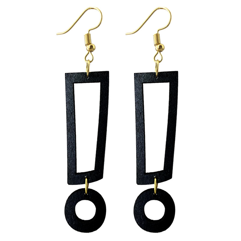 گوشواره زنانه هانستو مدل E2-060 مجموعه 2 عددی