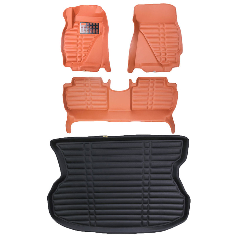 کفپوش سه بعدی خودرو مدل AM مناسب برای هایما S7 به همراه کفپوش صندوق