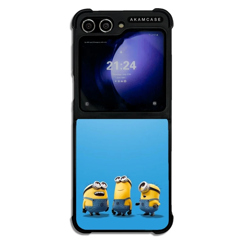 کاور آکام مدل AMC-WSGZFLIP5-MINIONS10 مناسب برای گوشی موبایل سامسونگ Galaxy Z Flip 5