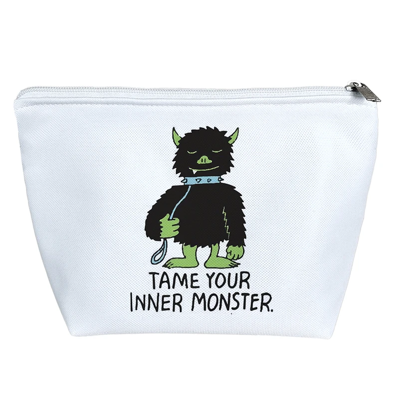 کیف لوازم آرایش دخترانه خندالو مدل Tame Your Inner Monster کد 6636