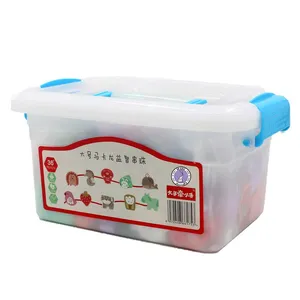 بازی آموزشی با کیدز مدل نخ و مهره موانزی سطلی