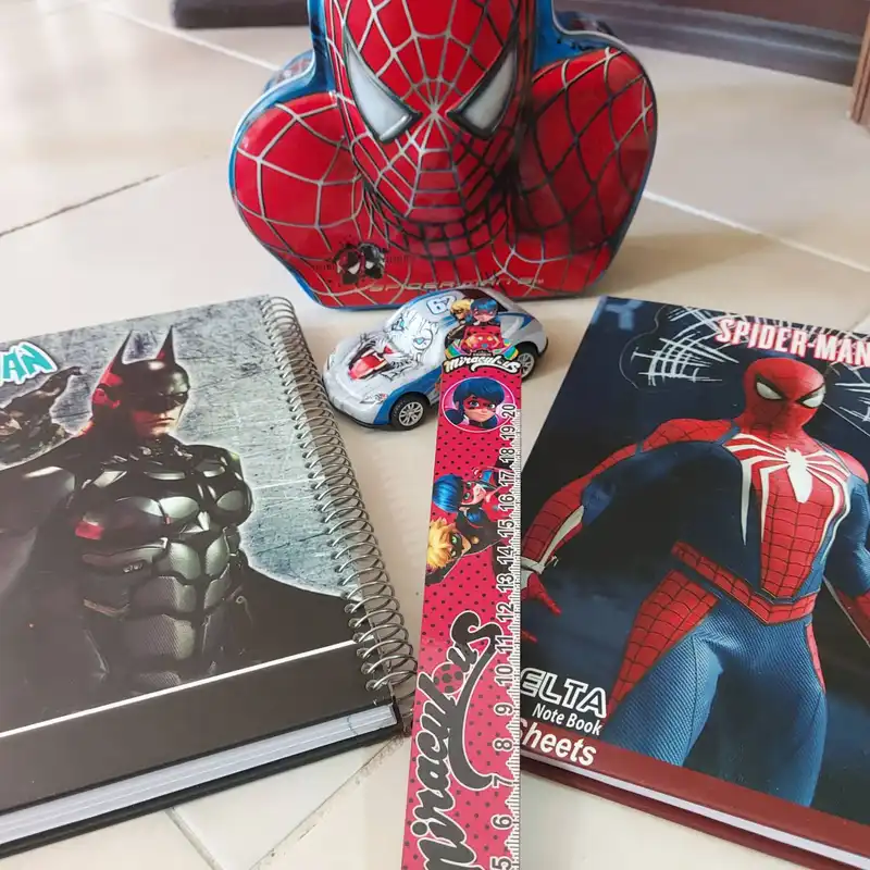 خط کش 20 سانتی طرح دختر کفشدوزکی کد miraculous