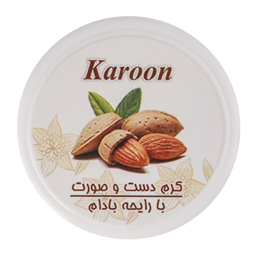 کرم مرطوب کننده کارون مدل بادام حجم 100 میلی لیتر