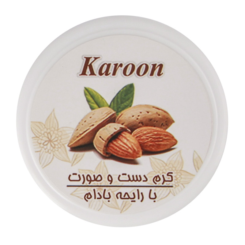 کرم مرطوب کننده کارون مدل بادام حجم 100 میلی لیتر
