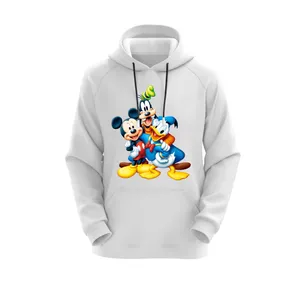 هودی زنانه مدل میکی موس کد E31 رنگ سفید
