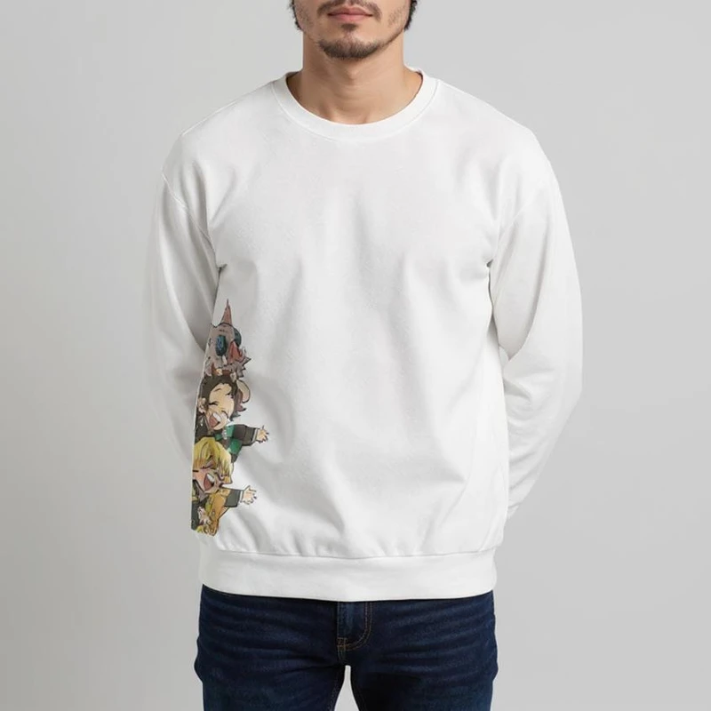 سویشرت مردانه مدل دورس انیمه ای شیطان کش کد ANM092