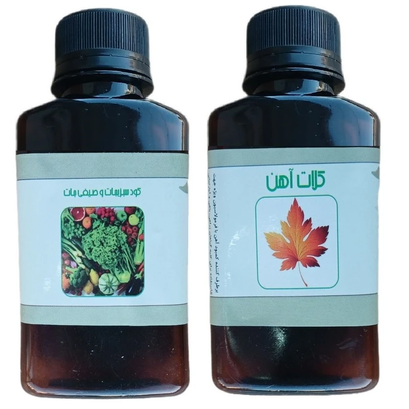 کود مایع سبزیجات و صیفی جات و کلات آهن مدل life drop حجم 110 میلی لیتر