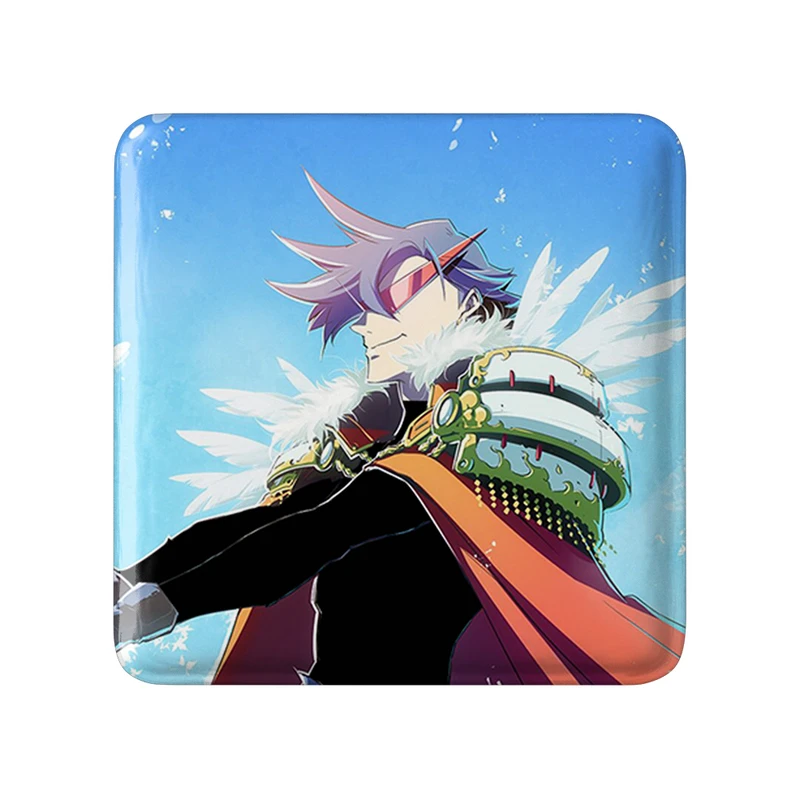 مگنت خندالو طرح کامینا انیمه گورن لاگان مدل مربعی کد 32286