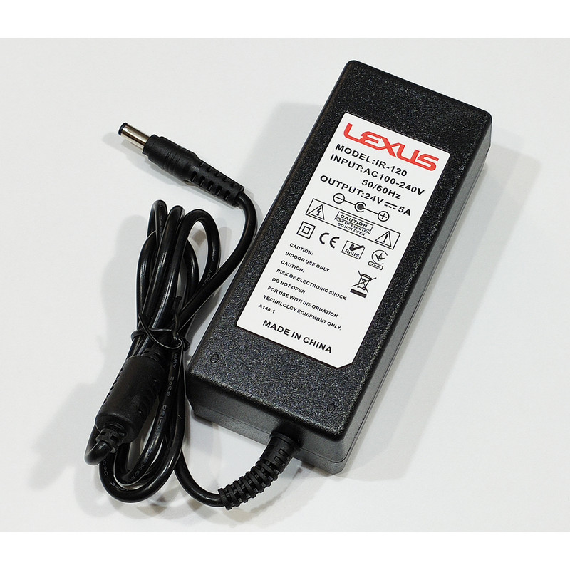 آداپتور 24 ولت 5 آمپر لکسوس کد real_4.5a