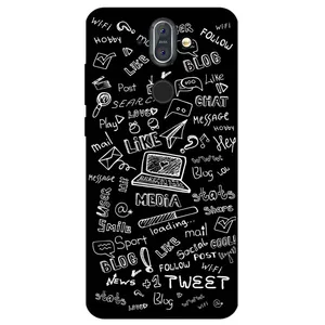 Megafone Social Media 1898 Cover For Nokia 8 Sirocco 