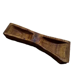 شکلات خوری چوبی مدل  دوگانه گردو
