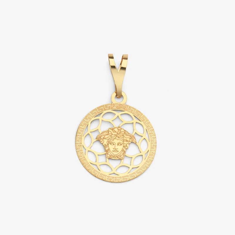 آویز گردنبند طلا 18 عیار زنانه مایا ماهک طرح ورساچه کد MM2255