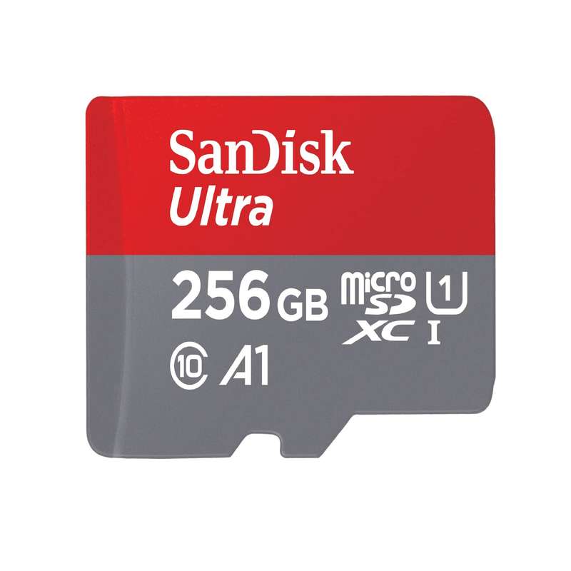 کارت حافظه microSDXC سن دیسک مدل Ultra A1 کلاس 10 استاندارد UHS-I سرعت 150MBps ظرفیت 256 گیگابایت کارت حافظه microSDXC سن دیسک مدل Ultra A1 کلاس 10 استاندارد UHS-I سرعت 150MBps ظرفیت 256 گیگابایت