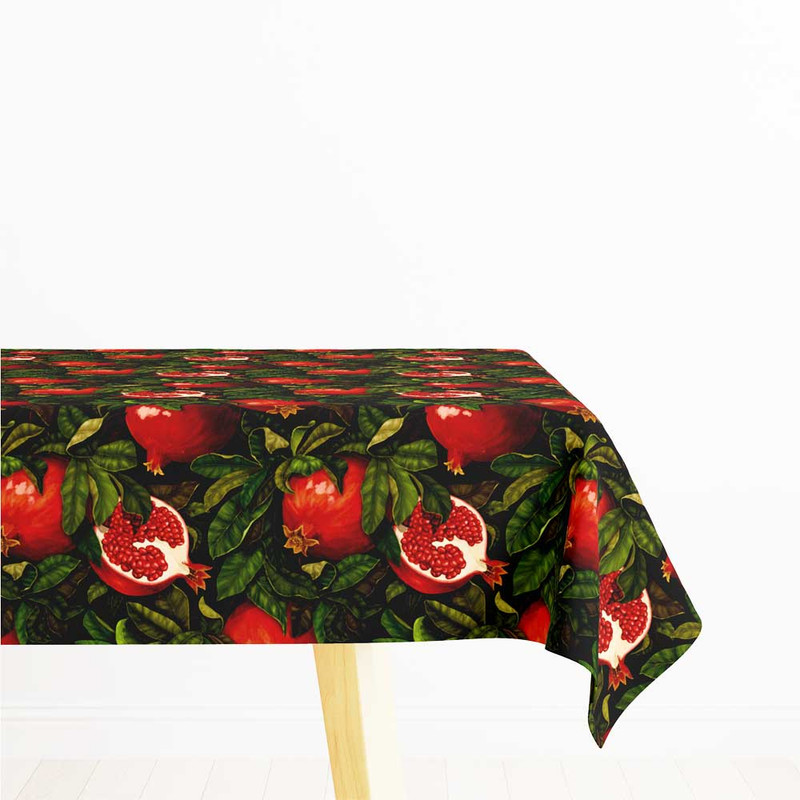 رومیزی مدل چهارنفره مستطیلی طرح یلدا کد F2RO1017