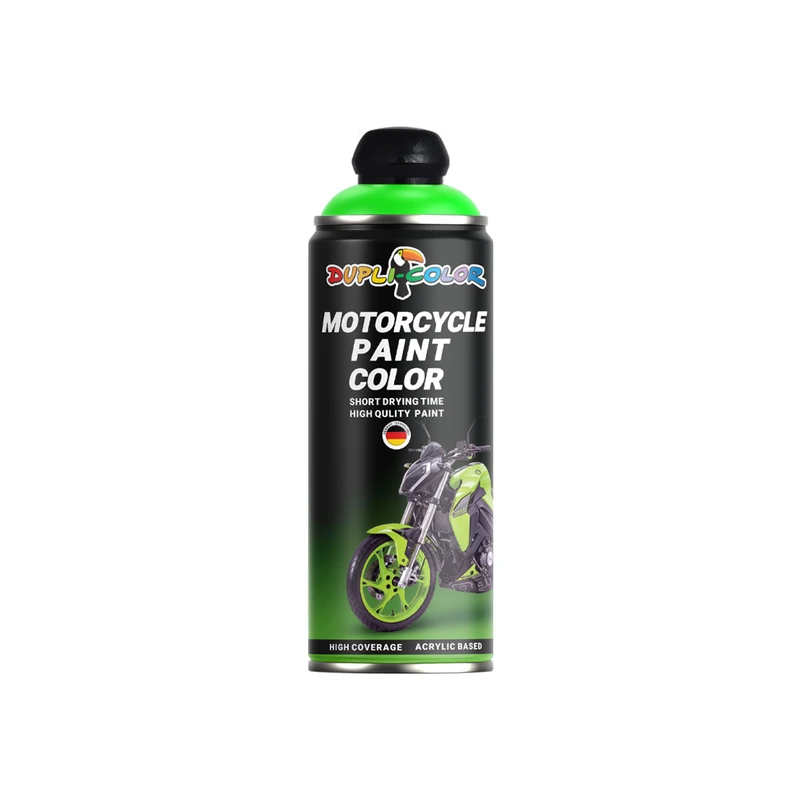 اسپری رنگ موتور سیکلت  سبز فلورسنت دوپلی کالر مدل شب تاب حجم 400 میلی لیتر 