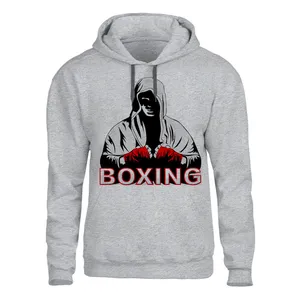 هودی مردانه مدل بکس کد P06 رنگ طوسی