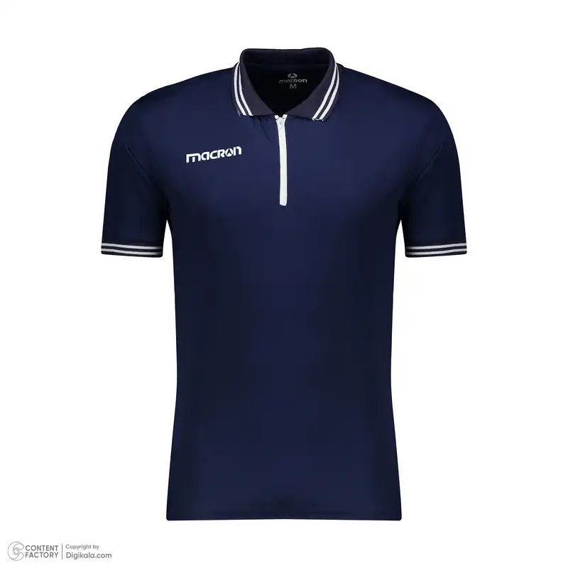 پولوشرت ورزشی مردانه مکرون مدل ونیز رنگ سرمه ای