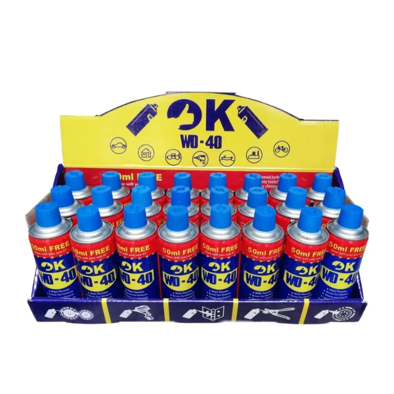 اسپری روان کننده اوکی مدل WD-40 حجم 10800 میلی لیتر بسته 24 عددی