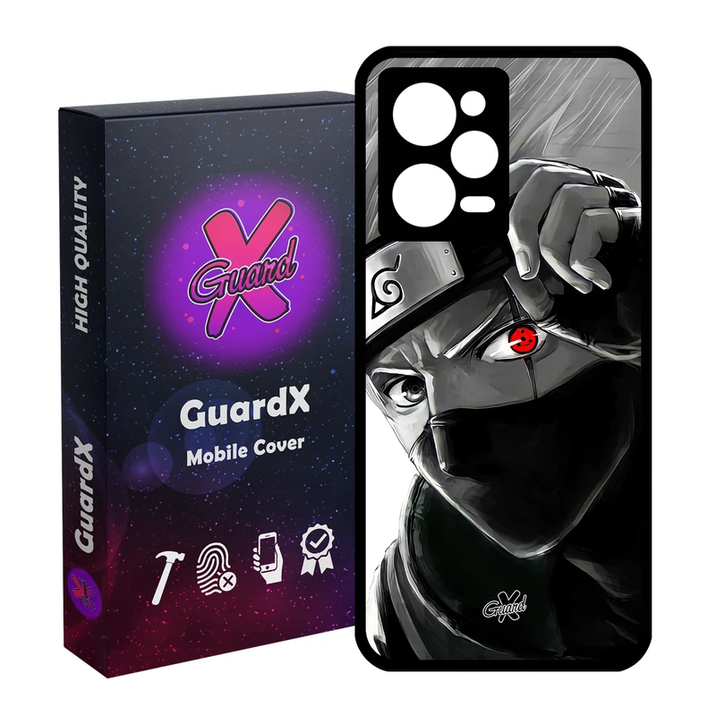 کاور گارد ایکس طرح Kakashi Anime مدل Glass10588 مناسب برای گوشی موبایل شیائومی Redmi Note 12 Pro 5G/Poco X5 Pro 5G/Note 12 Pro Pro speed