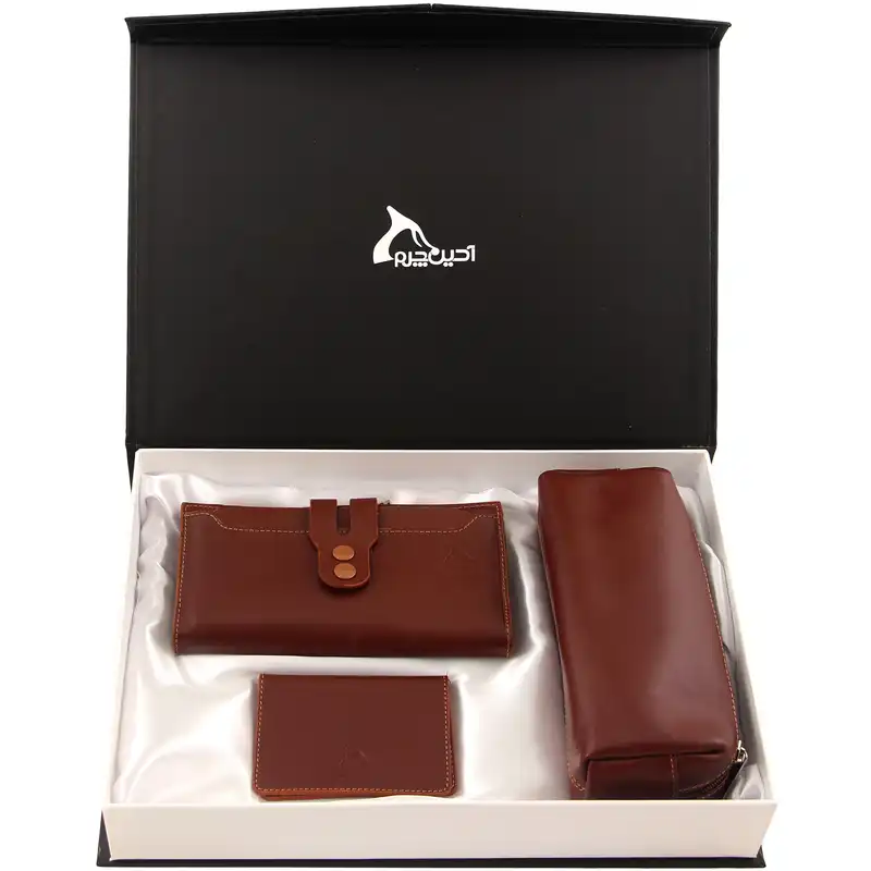 ست هدیه زنانه چرم بارز مدل DS45.nw