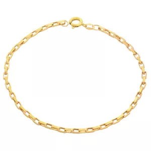 دستبند طلا 18 عیار مردانه طلای مستجابی مدل آجری کد 21