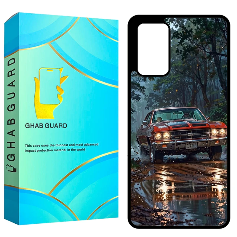 کاور قاب گارد طرح ماشین مدل GCHPA72 مناسب برای گوشی موبایل سامسونگ Galaxy A72 4G