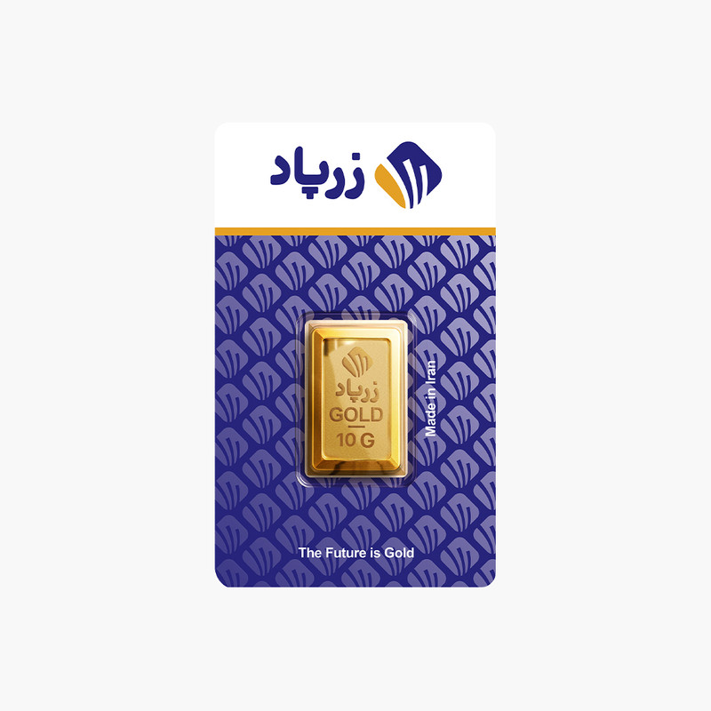 شمش طلا 18 عیار زرپاد مدل 10Gr18K