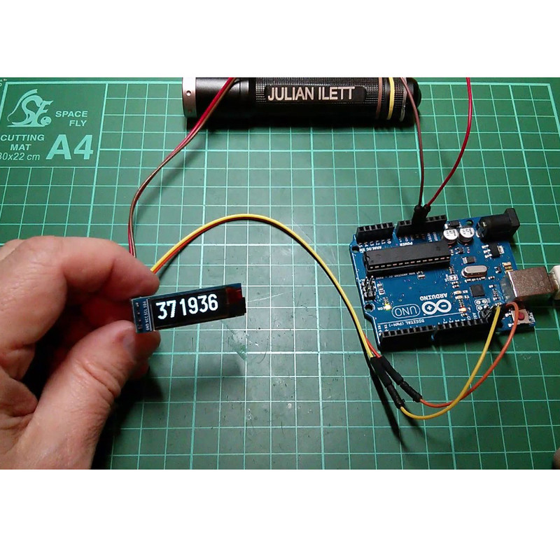 ماژول نمایشگر OLED مدل SSD1306 کد 0.91inch w ماژول نمایشگر OLED مدل SSD1306 کد 0.91inch w