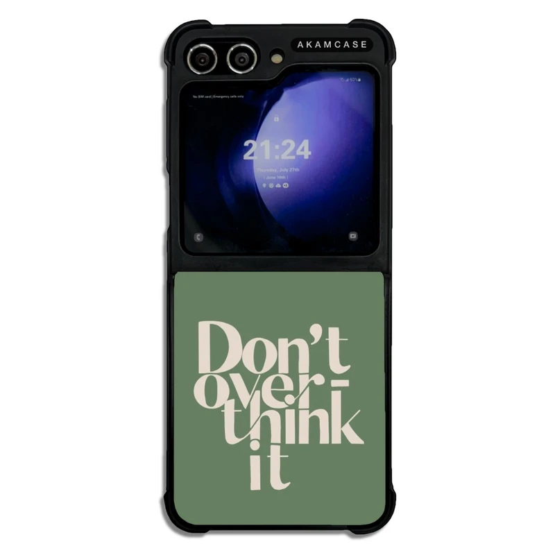 کاور آکام مدل AMC-WSGZFLIP5-QOUTES14 مناسب برای گوشی موبایل سامسونگ Galaxy Z Flip 5
