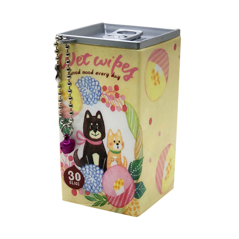 دستمال مرطوب مدل Yellow Good mood کد 012 بسته 30 عددی