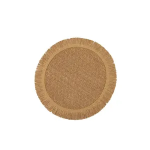 زیر بشقابی طرح بافت مدل گرد JN98