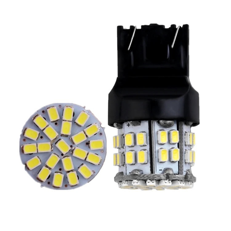 لامپ خودرو اچ اف دی طرح 54SMD چشمک زن بسته دو عددی