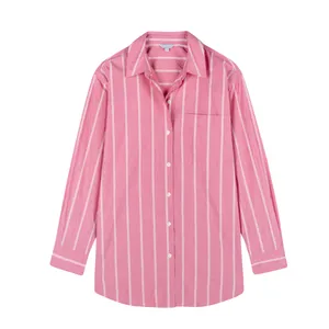 شومیز آستین بلند یقه انگلیسی زنانه مدل 10038